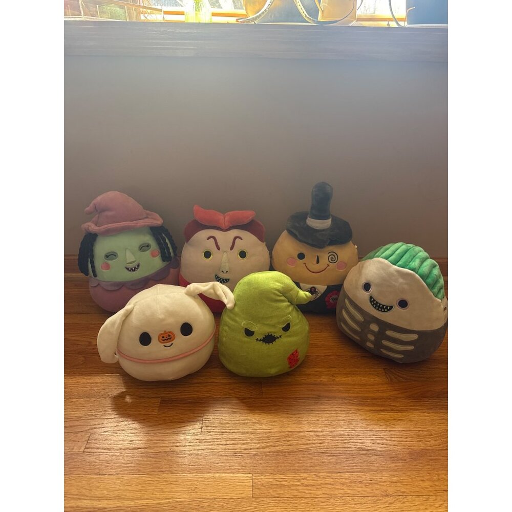 Disney The Nightmare Before Christmas Squishmallows Set Of 6 Plush Toys